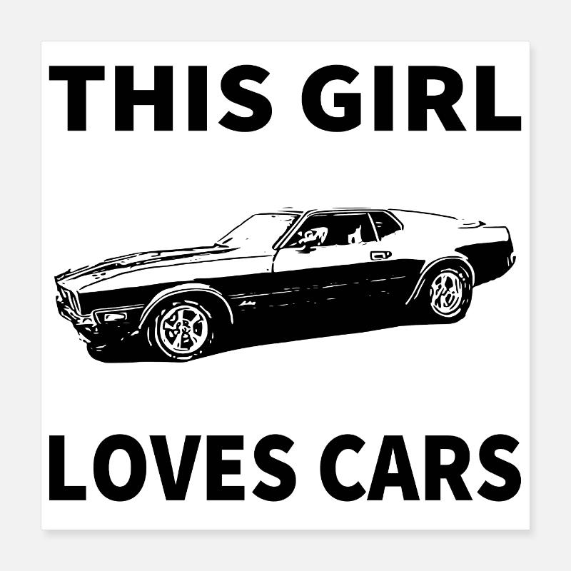 Auto Poster 40x40 cm