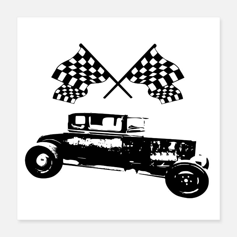 Auto Poster 40x40 cm