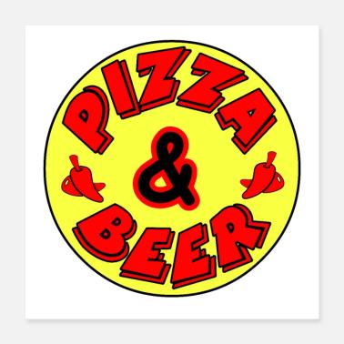 Pizza Poster 40 x 40 cm