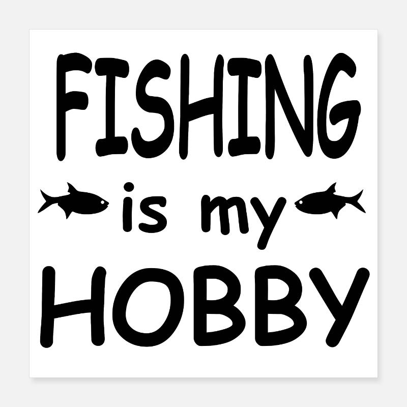 Angling Poster 16" x 16" (40x40 cm)