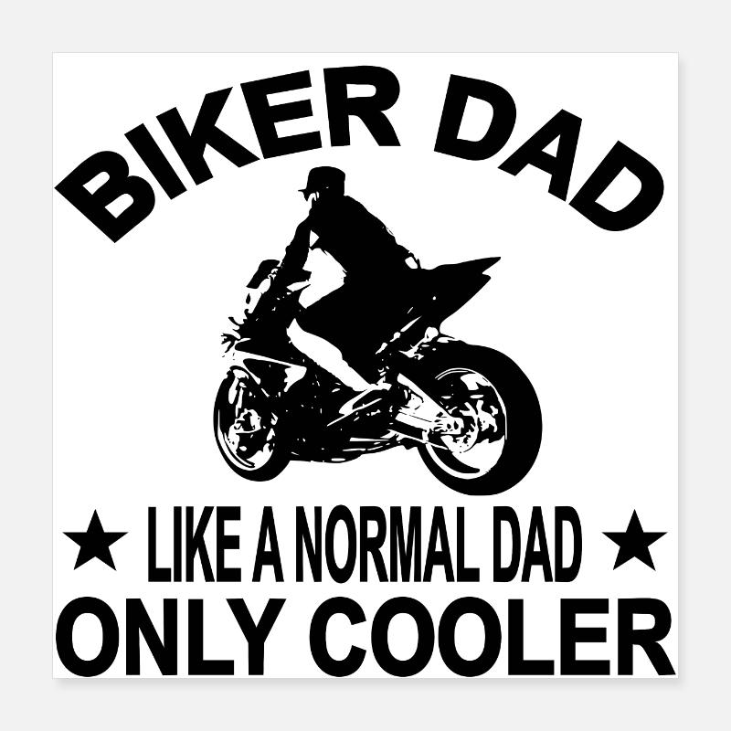 Motorcycle Poster 16" x 16" (40x40 cm)