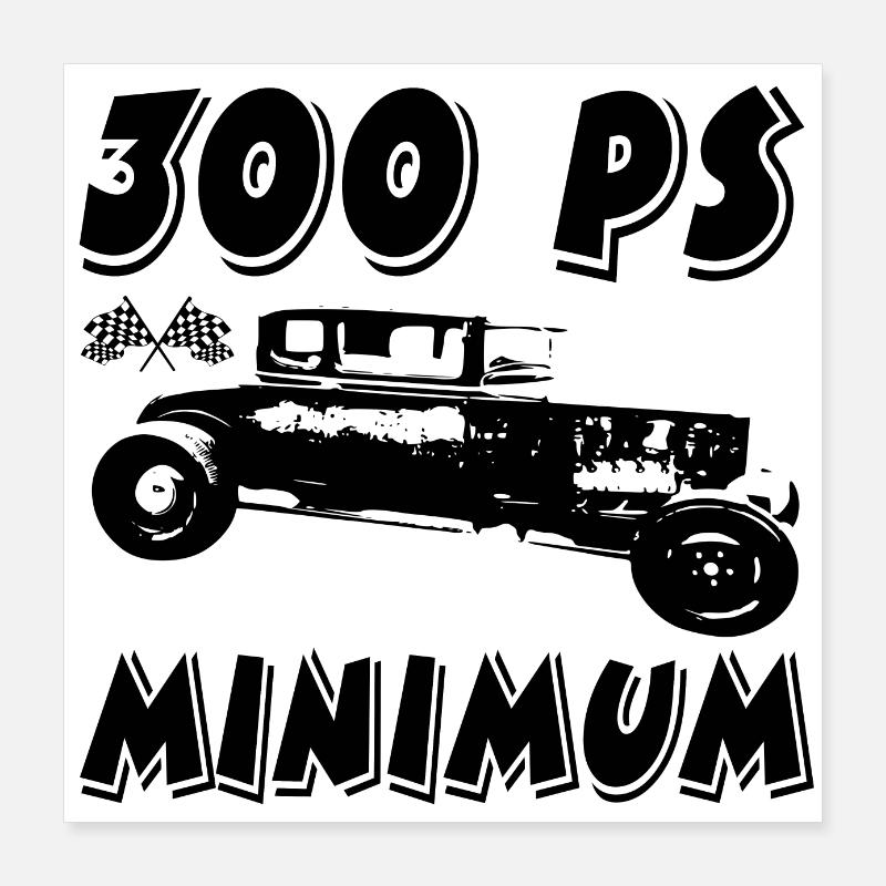 Auto Poster 40x40 cm