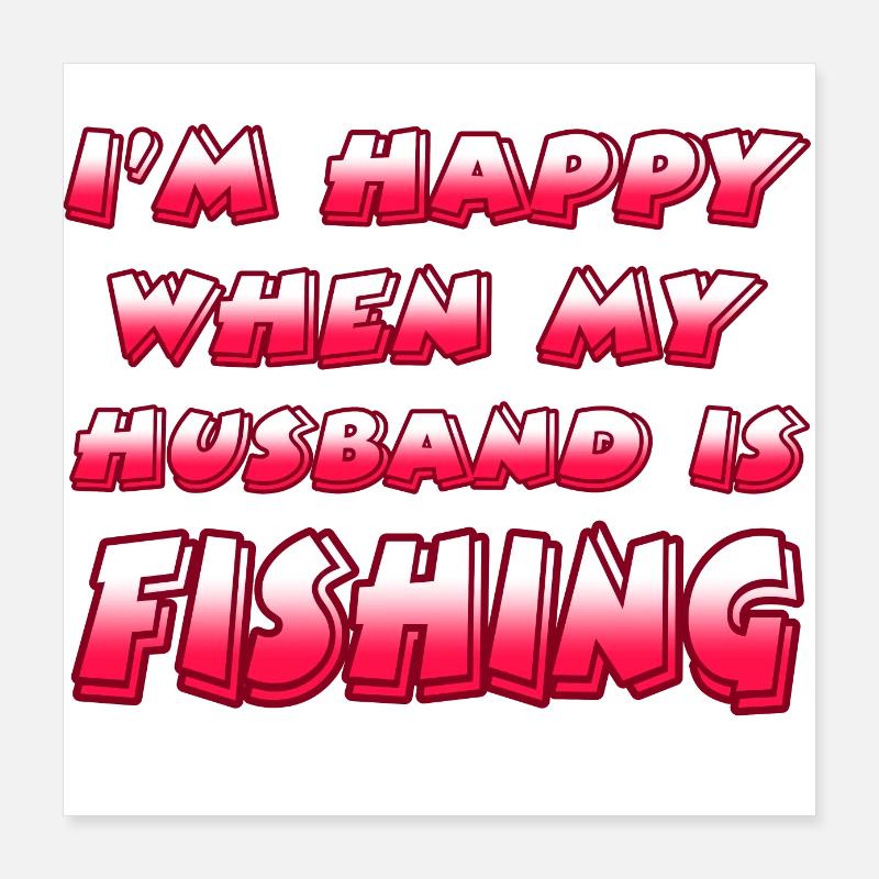 Angling Poster 16" x 16" (40x40 cm)