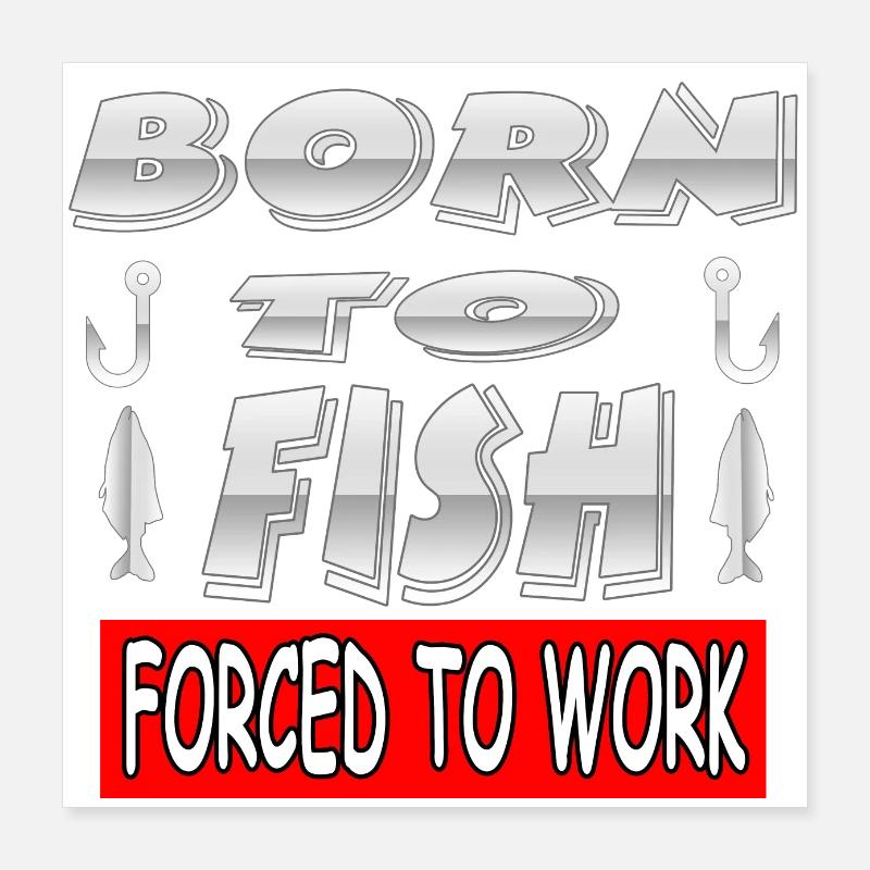 Angling Poster 16" x 16" (40x40 cm)