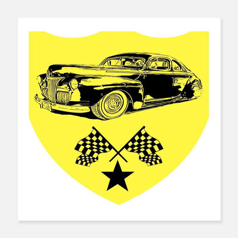 Auto Poster 40x40 cm