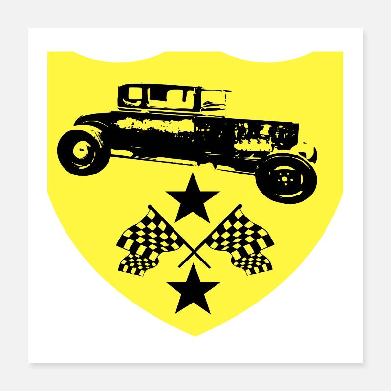 Auto Poster 40x40 cm