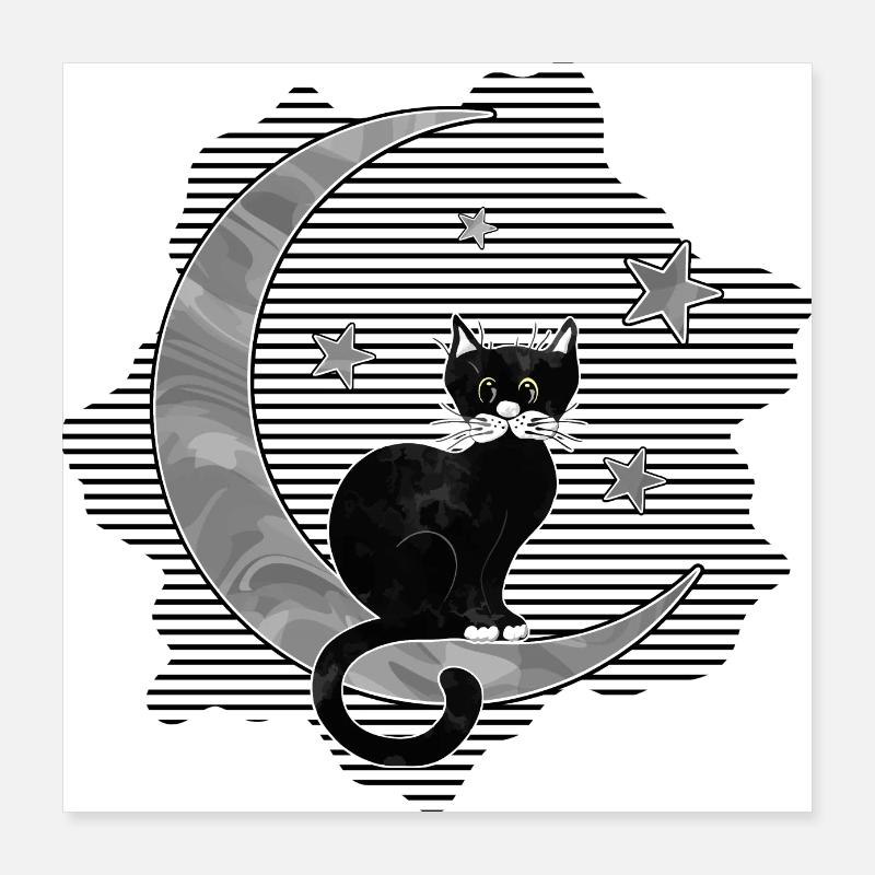 Katze Poster 40x40 cm