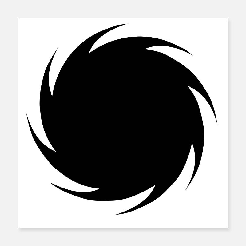 Kreis Poster 40x40 cm