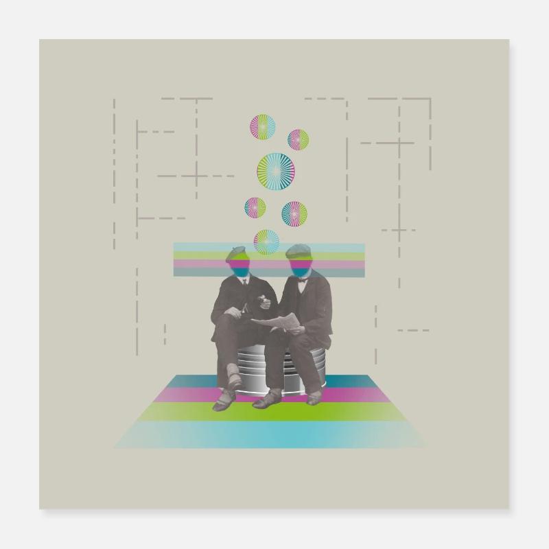 coming out, queer Poster 16" x 16" (40x40 cm)