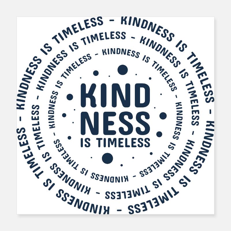 Déclaration de gentillesse Role Model Gift Poster 40 x 40 cm