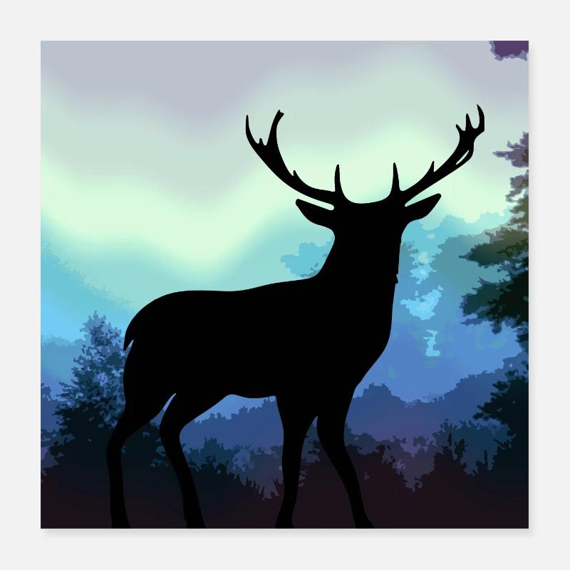 Cervo Poster 40x40 cm