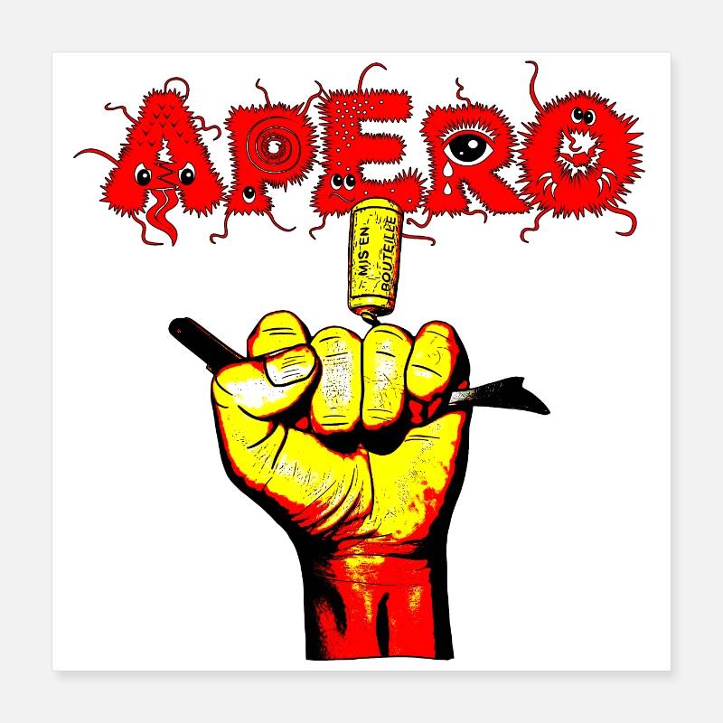 APERO MAIN BAD BOY Poster 16" x 16" (40x40 cm)