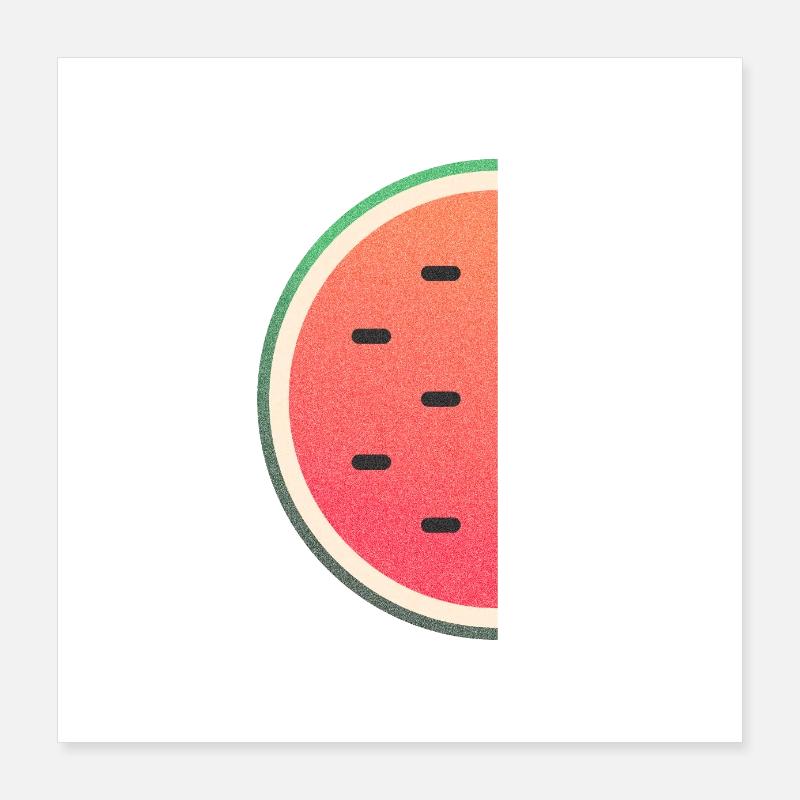 Summer watermelon Poster 16" x 16" (40x40 cm)