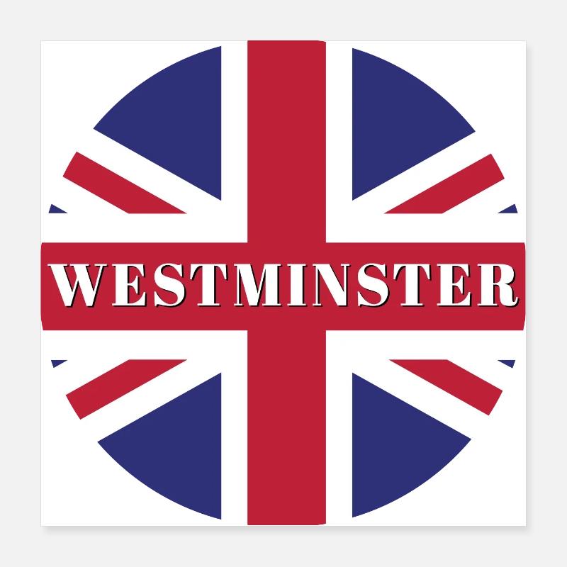 Westminster Poster 16" x 16" (40x40 cm)