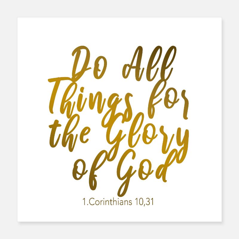 poison de baptême Poster 40 x 40 cm