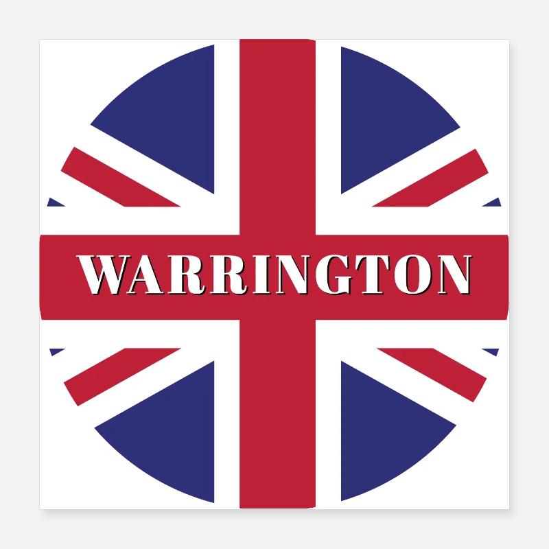 Warrington Poster 16" x 16" (40x40 cm)