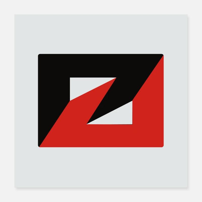 Modern Art Geometry Poster 16" x 16" (40x40 cm)