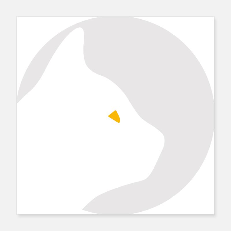 Cat Poster 16" x 16" (40x40 cm)