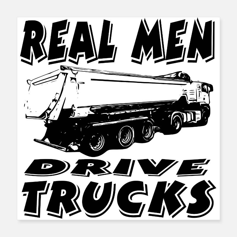Camion Poster 40 x 40 cm