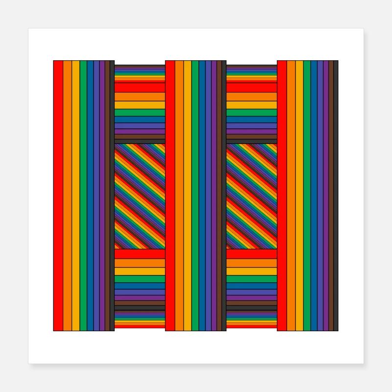 ArcobalenoArt Poster 40x40 cm