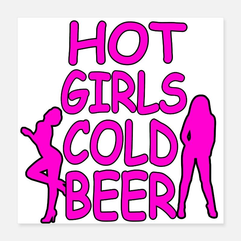 Bière Poster 40 x 40 cm