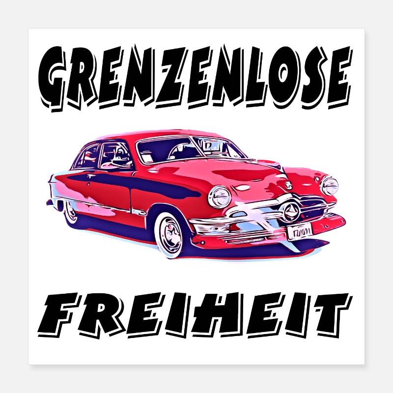 Auto Poster 40x40 cm