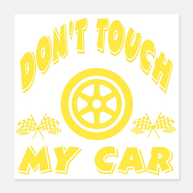 Auto Poster 40x40 cm