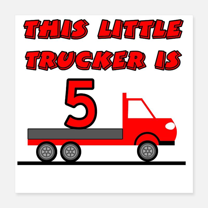 Camion Poster 40 x 40 cm