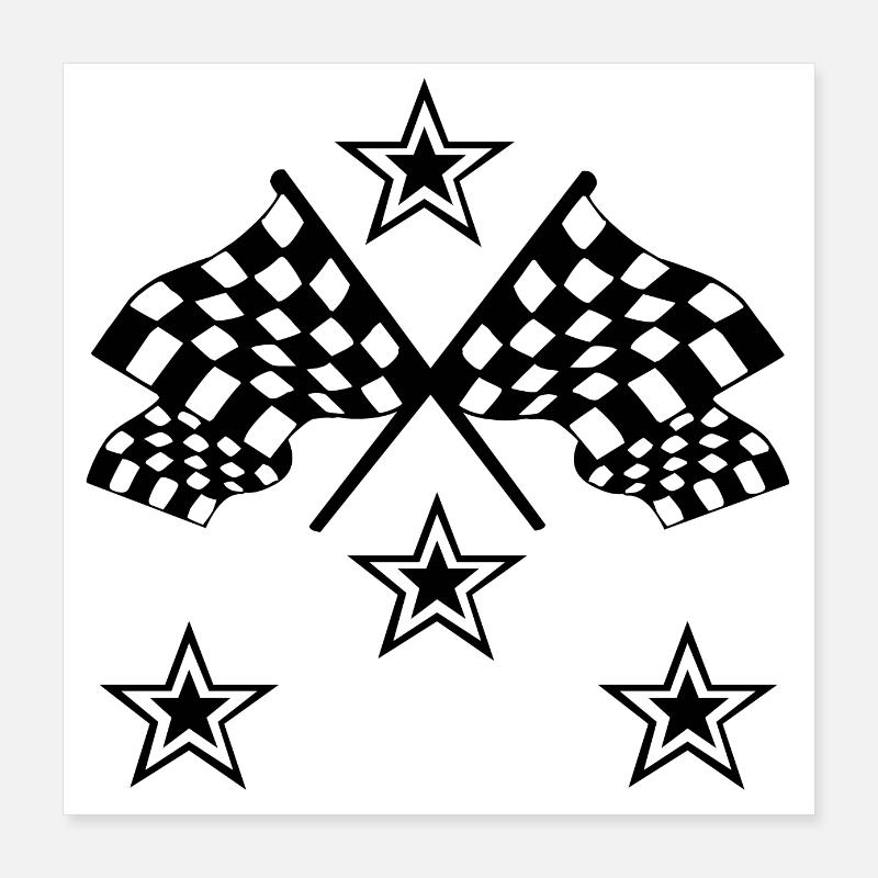 Auto Poster 40x40 cm