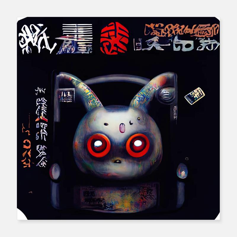 Zeichen Poster 40x40 cm