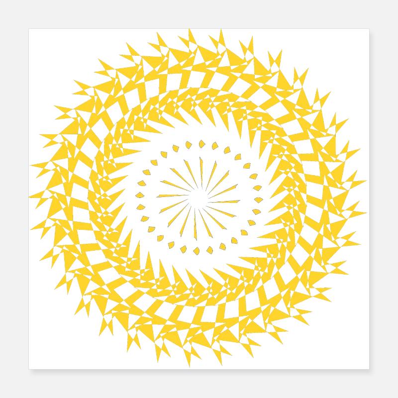 Mandala #134 Poster 40x40 cm