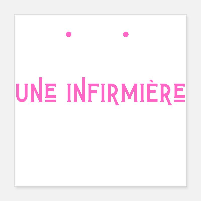 Désolé ce mec est déjà pris par une infirmière Poster 40 x 40 cm