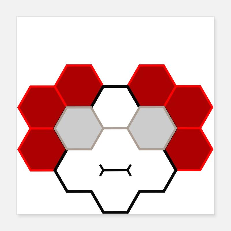 Sei einmal leiwand Poster 40x40 cm