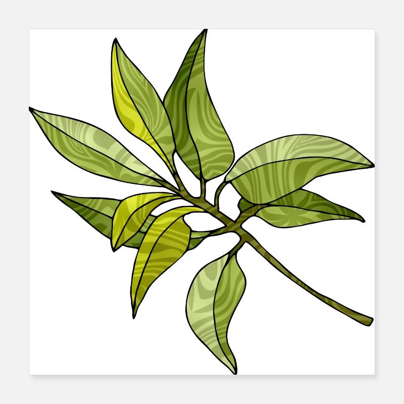 Liste Poster 40 x 40 cm