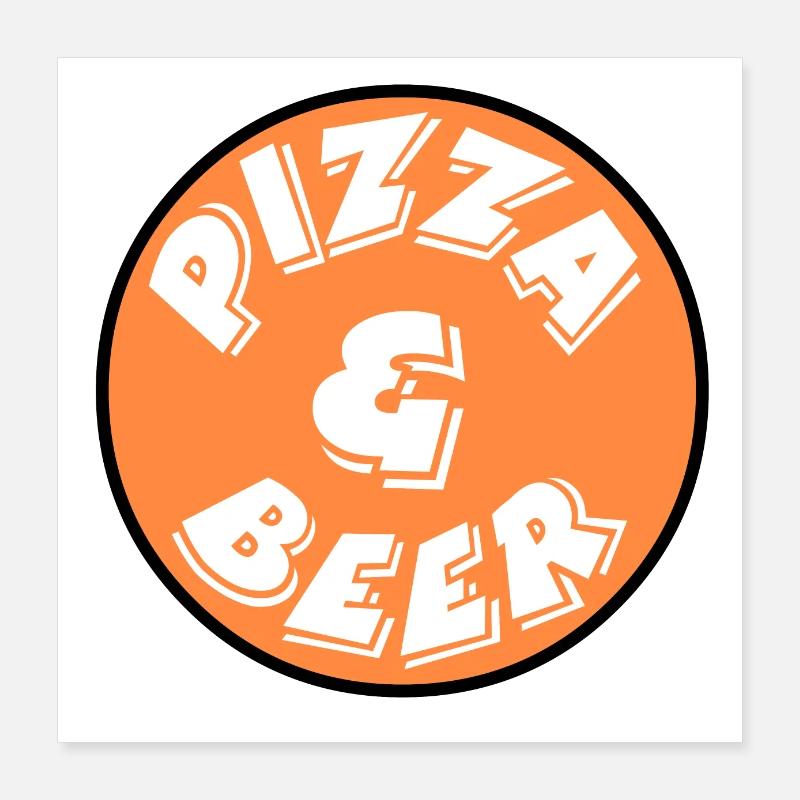 Pizza Poster 16" x 16" (40x40 cm)