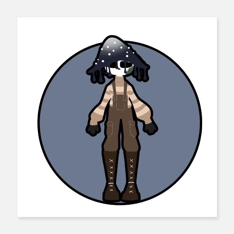 Champignon Poster 40 x 40 cm