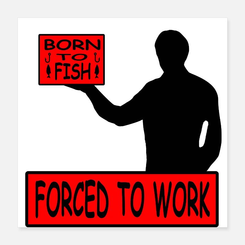Angling Poster 16" x 16" (40x40 cm)