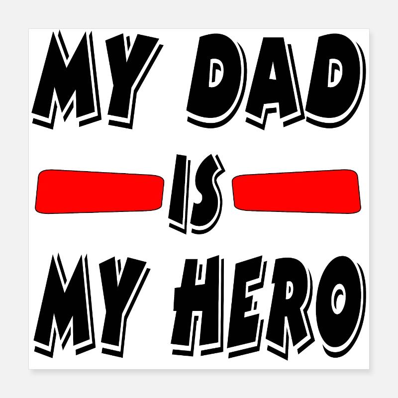 Father Poster 16" x 16" (40x40 cm)