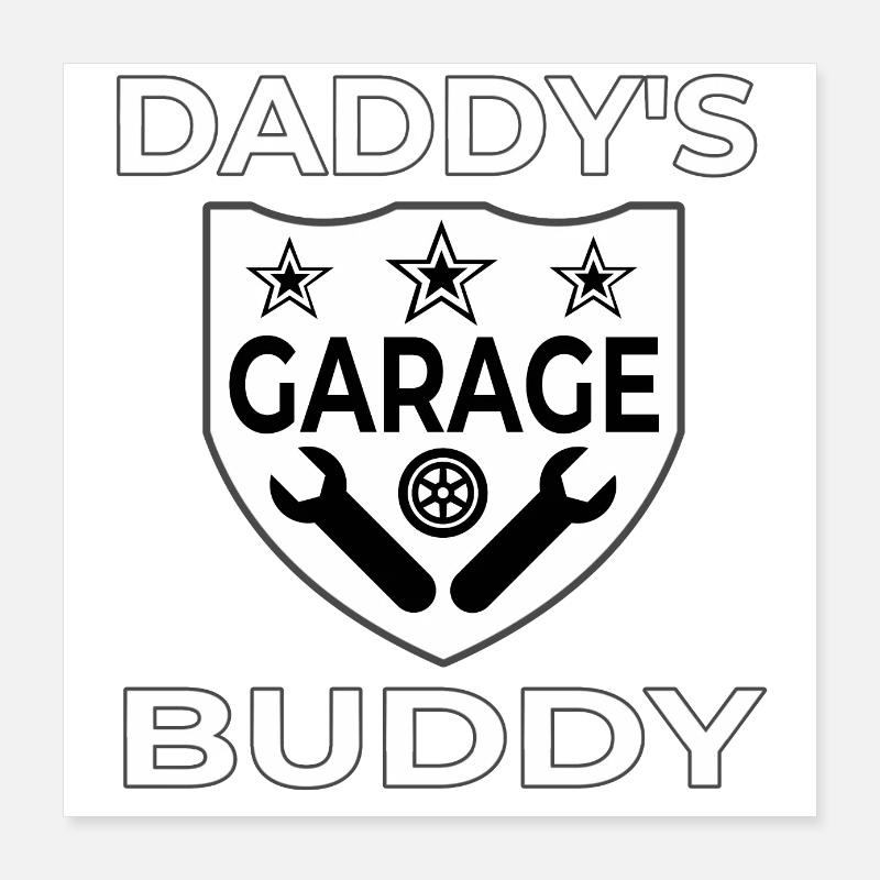 Garage Poster 40 x 40 cm