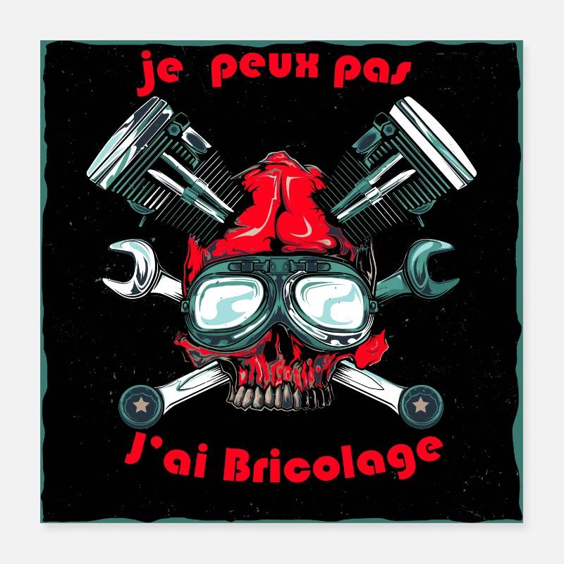 bricolage Poster 40 x 40 cm