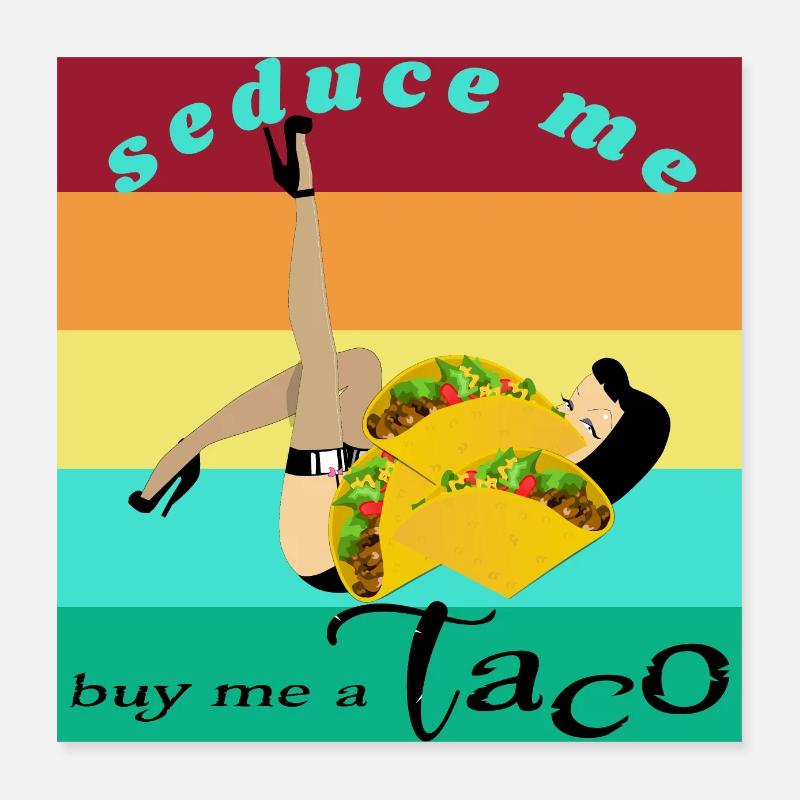 Taco Poster 40x40 cm