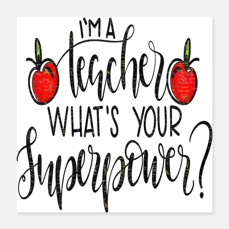 Étudiant 2023 Diplôme d’école d’enseignant d’étudiant du secondaire Poster 40 x 40 cm