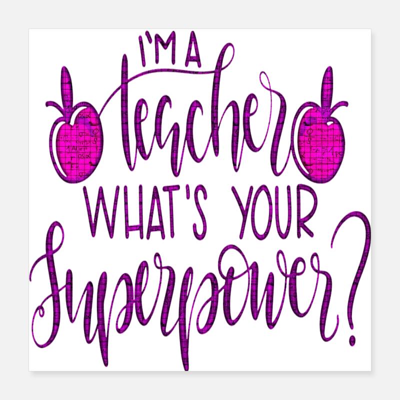 Student 2023 High School Student Teacher School Degree Poster 40x40 cm