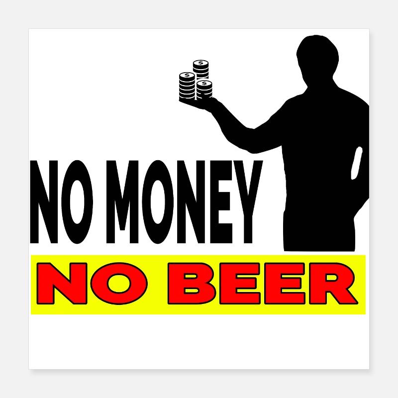 Bière Poster 40 x 40 cm