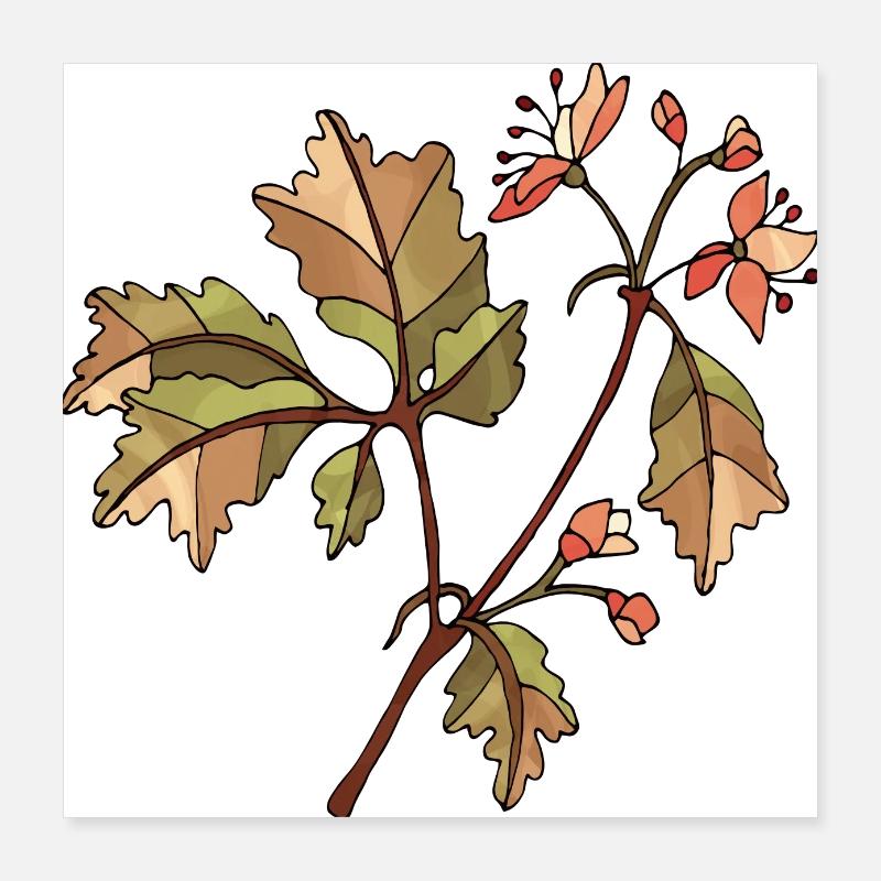 Liste Poster 40x40 cm