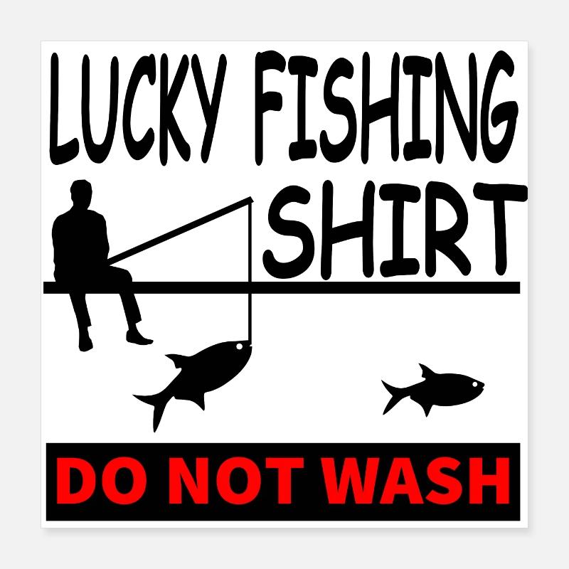 Angeln Poster 40x40 cm