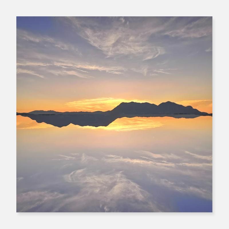 Sunset ByRino Poster 16" x 16" (40x40 cm)