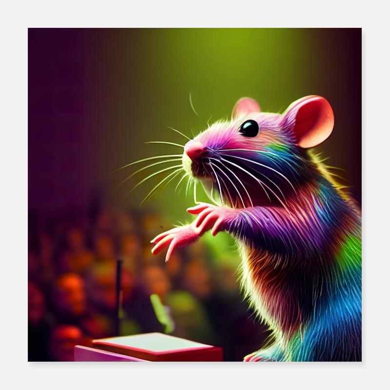 Dream about a speech or lecture Poster 16" x 16" (40x40 cm)