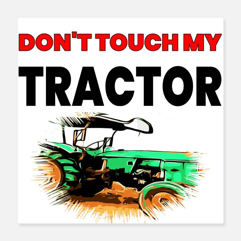 Traktor Poster 40x40 cm
