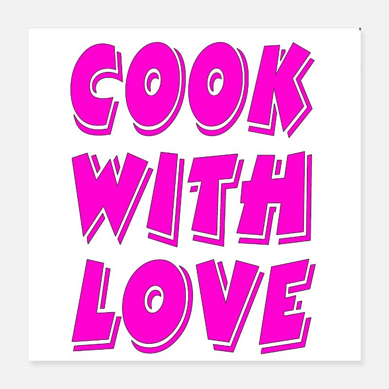 Cook Poster 16" x 16" (40x40 cm)